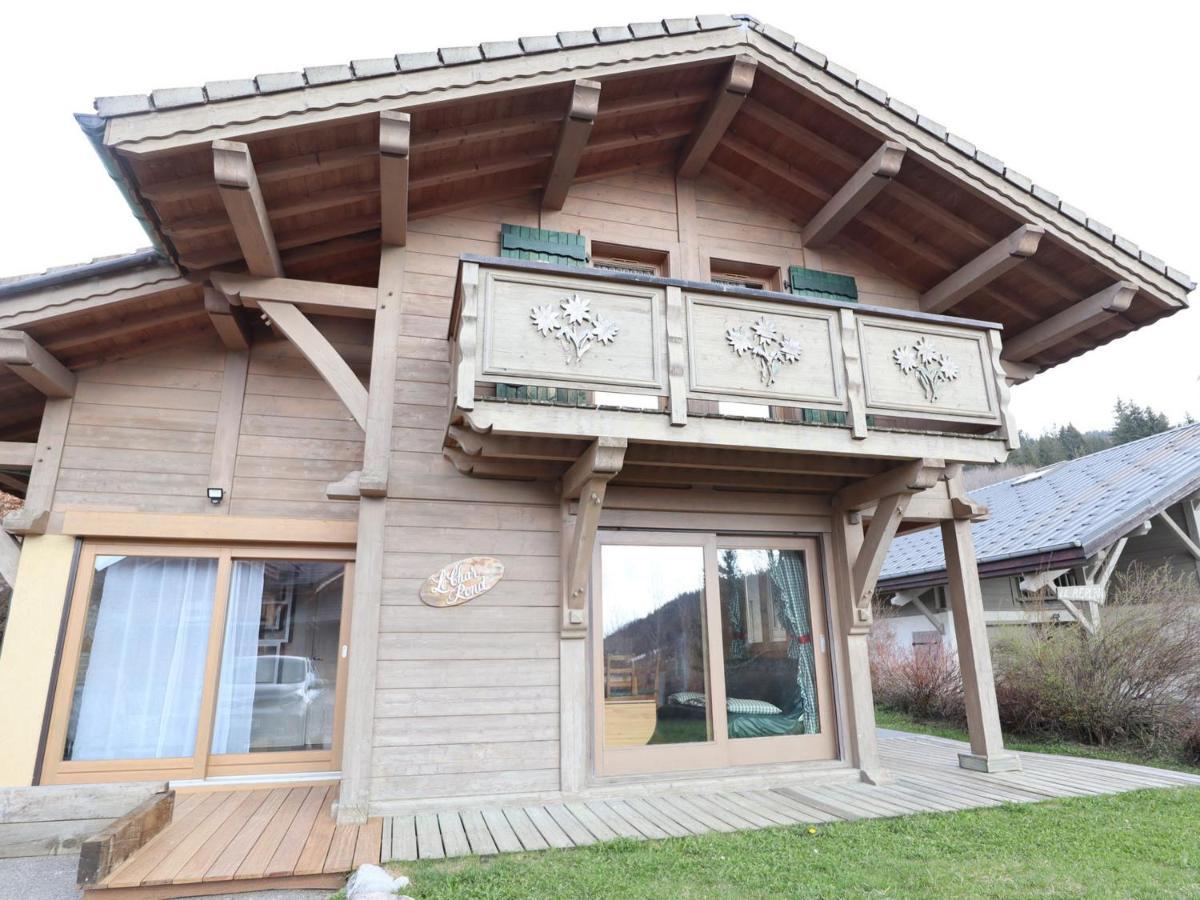 Chalet Cosy Aux Gets, Proche Du Lac Avec Sauna Et Parking Prive - Fr-1-623-58 Les Gets Kültér fotó